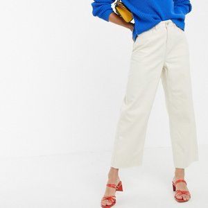 Vero Moda Wide Leg Jeans Ecru